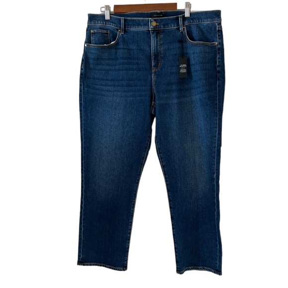 Ann Taylor NEW The Taper Sculpting Pocket Mid-Rise Jeans Size 16 - Picture 1 of 16